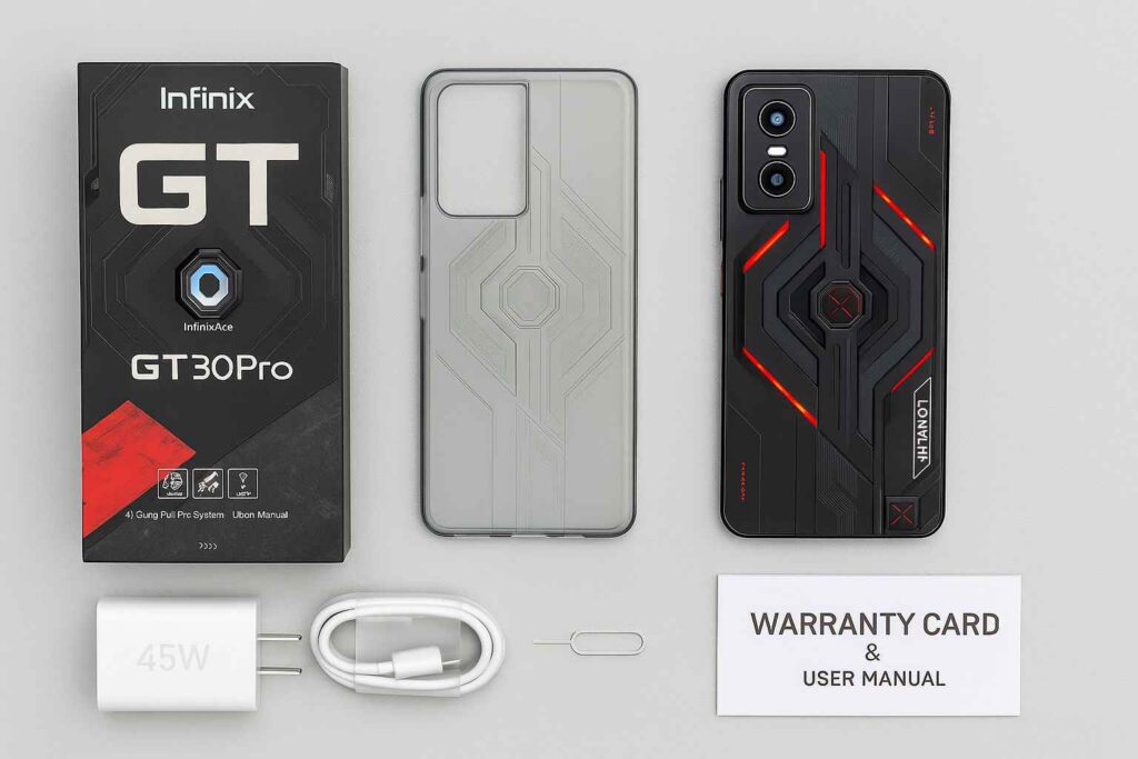 Infinix GT 30 Pro Box Contents